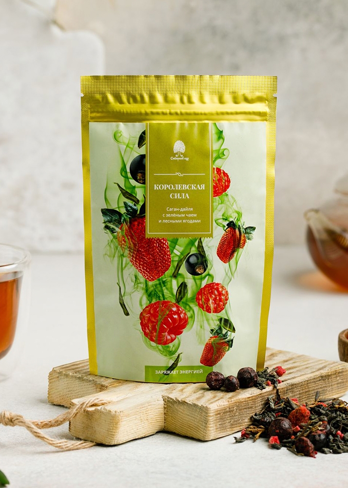 Чайный напиток Саган-дайля с зелёным чаем и лесными ягодами, 50 г