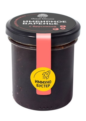 Варенье имбирное с брусникой Cedar Immuno, 170 г
