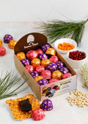Мармеладные конфеты «Ягодень» ассорти, 540 г | шоу-бокс
