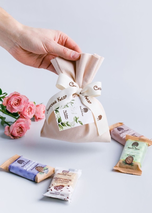 Подарочный мешок «‎Бежевый»‎, 155 г