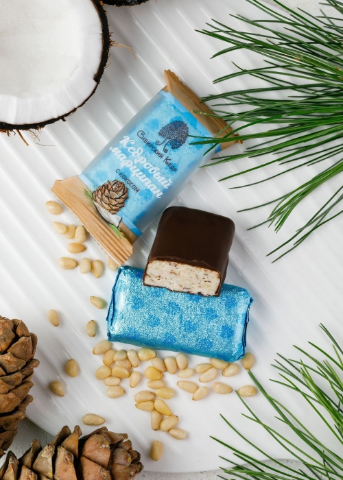 Батончик «Кедровый марципан» с кокосом, 40 г