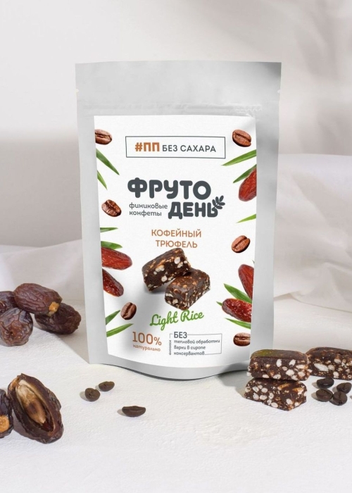 ★ Финиковые конфеты Фрутодень кофейный трюфель, 150 г