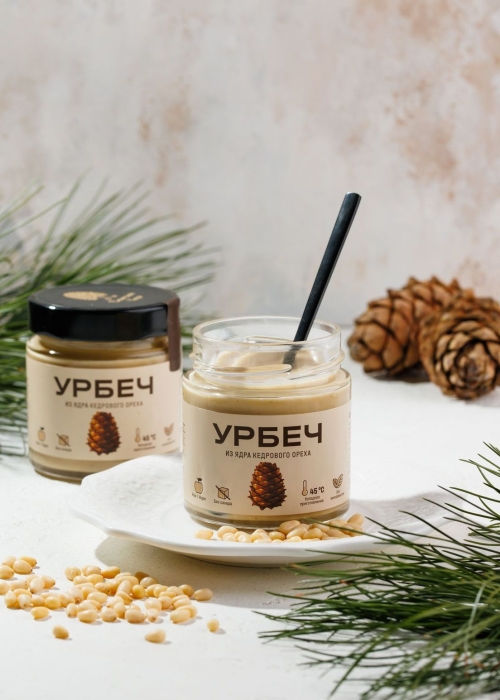 Урбеч из ядра кедрового ореха, 180 г