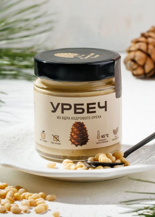 Урбеч из ядра кедрового ореха, 180 г