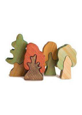 Набор деревянных игрушек «Деревья»