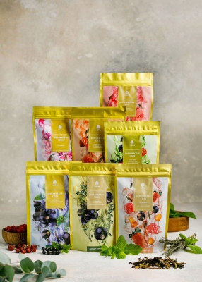 Чайный напиток Саган-дайля с чёрным чаем и лесными ягодами, 50 г