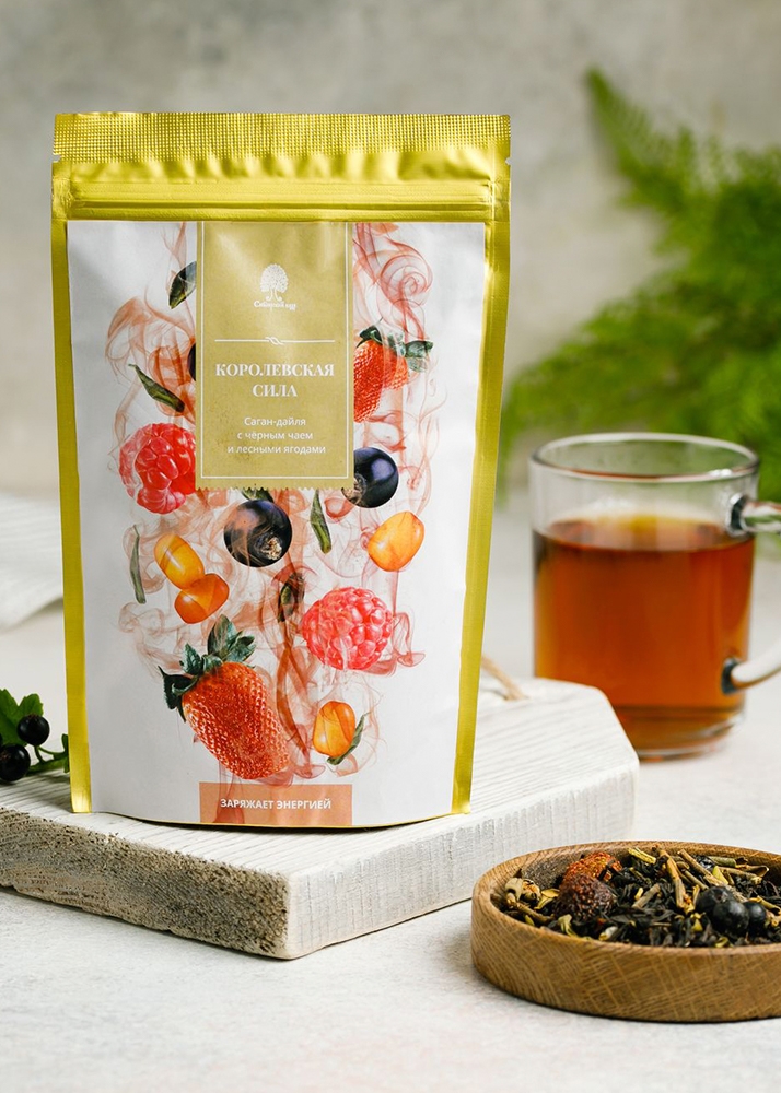 Чайный напиток Саган-дайля с чёрным чаем и лесными ягодами, 50 г