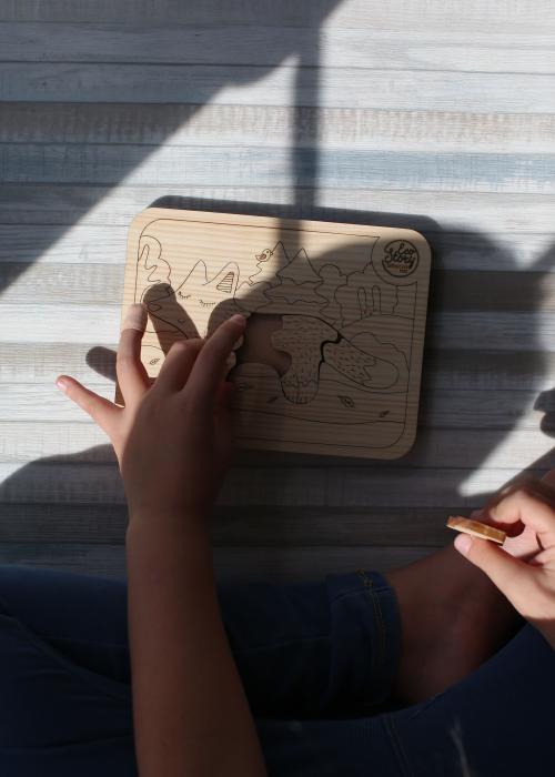 Детская кедровая мозаика «Сказка про лису»