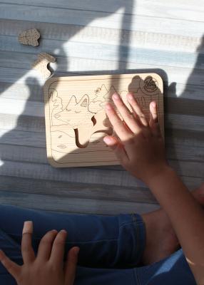 Детская кедровая мозаика «Сказка про лису»