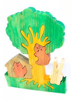 设置的木制玩具“森林童话”