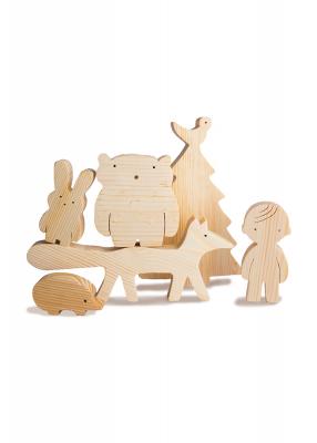 Набор деревянных игрушек «Лесные друзья»