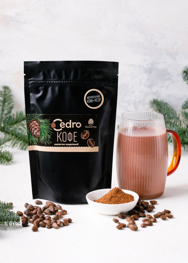 Кедровый напиток с кофе, 120 г