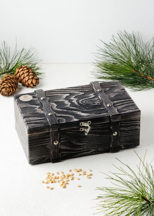 Подарочная шкатулка деревянная, 740 г