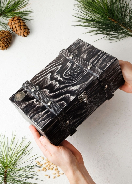 Подарочная шкатулка деревянная, 740 г