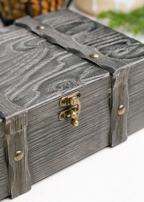 Подарочная шкатулка деревянная, 740 г