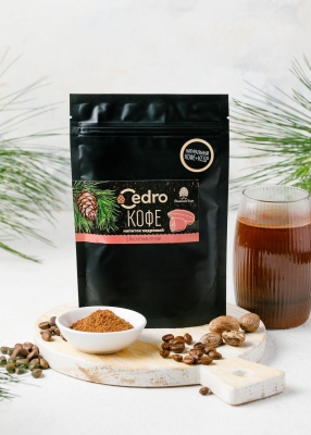 Кедровый напиток с кофе и мускатом, 120 г