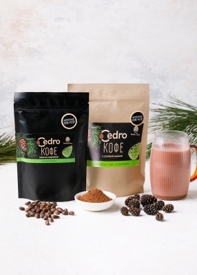 Кедровый напиток с кофе и сосновой шишкой, 120 г