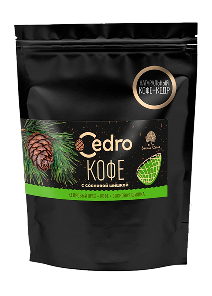 Кедровый напиток с кофе и сосновой шишкой, 120 г