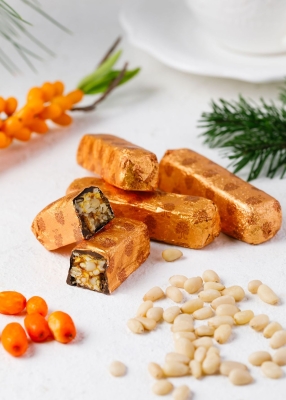 Кедровые палочки с облепихой, 1 кг