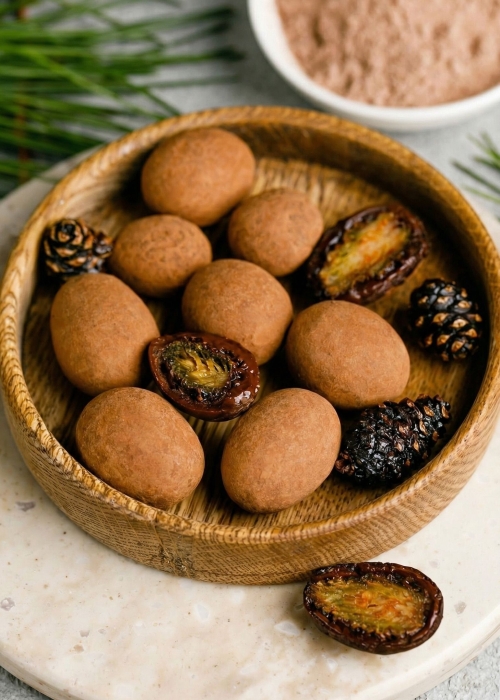 Сосновая шишка с корицей в тёмном шоколаде, 60 г