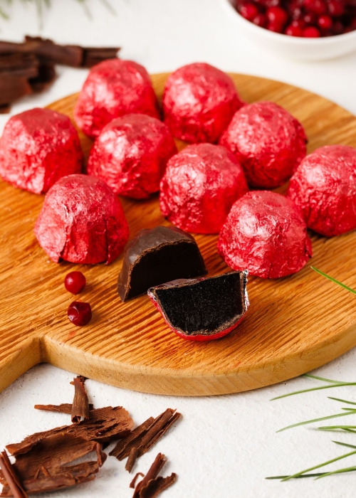 Мармеладные конфеты «Ягодень» с брусникой, 1 кг