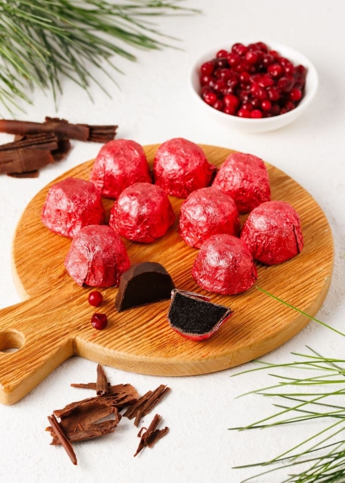 Мармеладные конфеты «Ягодень» с брусникой, 1 кг