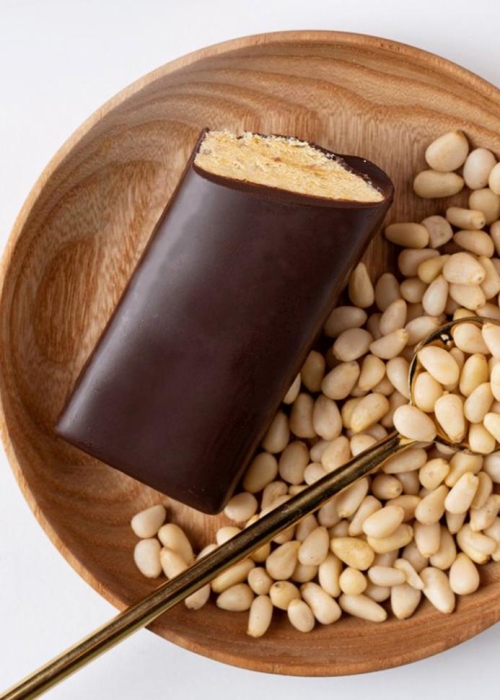 ★ Кедровый марципан с облепихой, 720 г | шоу-бокс — 18 батончиков