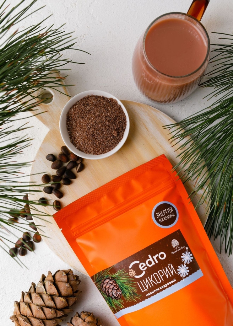 Кедровый напиток с цикорием, 120 г