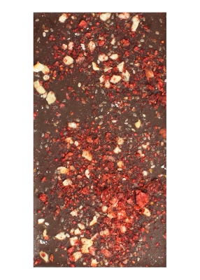 Шоколад без сахара NEOcolate с клубникой, чиа и кешью, 30 г