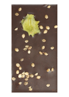 Шоколад без сахара NEOcolate с коноплёй и киви, 30 г