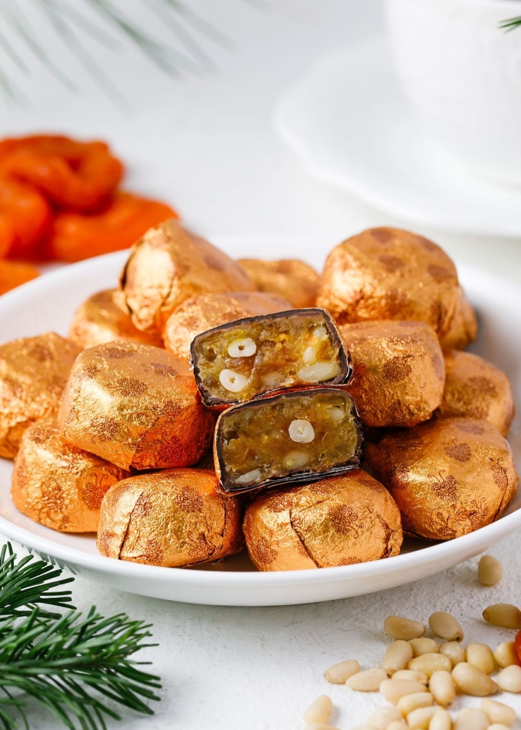 Фруктовые конфеты «Фрутодень» с курагой, 1 кг