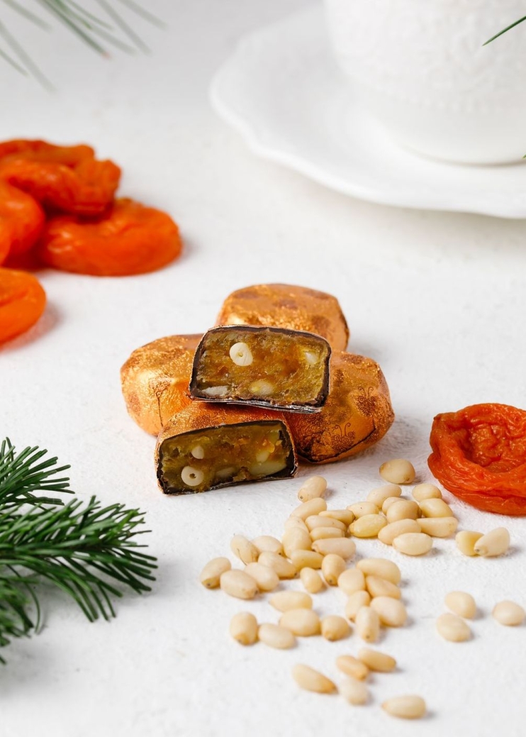 Фруктовые конфеты «Фрутодень» с курагой, 1 кг