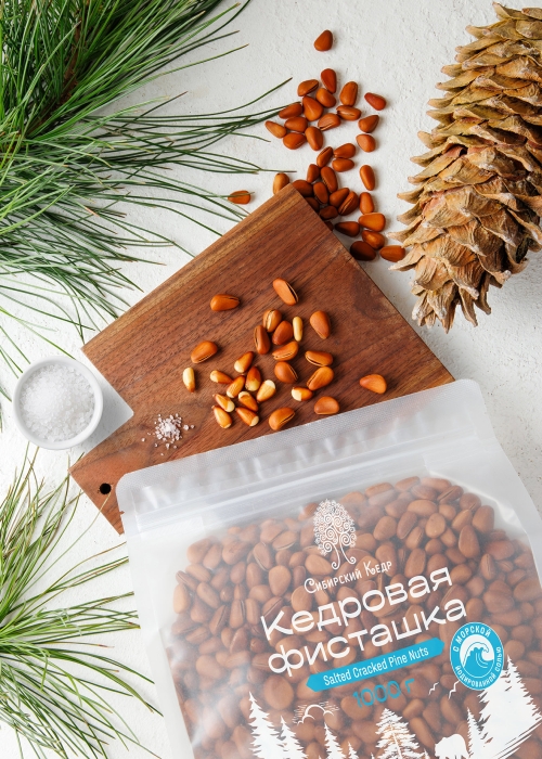 Кедровая фисташка солёная, 1 кг