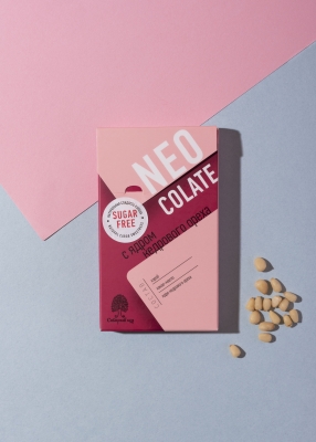 Шоколад без сахара NEOcolate с ядром кедрового ореха, 30 г