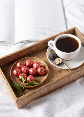 Кедровый грильяж с клюквой, 1 конфета