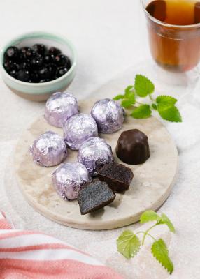 Мармеладные конфеты «Ягодень» с черноплодной рябиной, 1 конфета