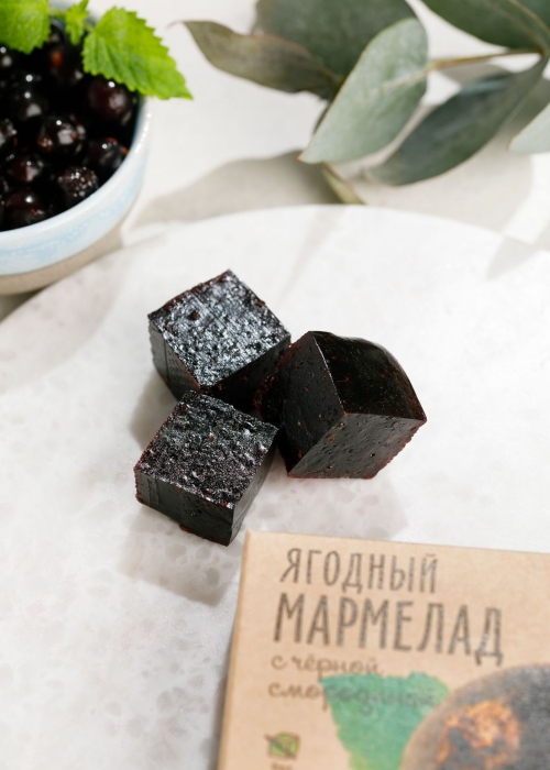 ★ Мармелад ягодный с чёрной смородиной, 200 г