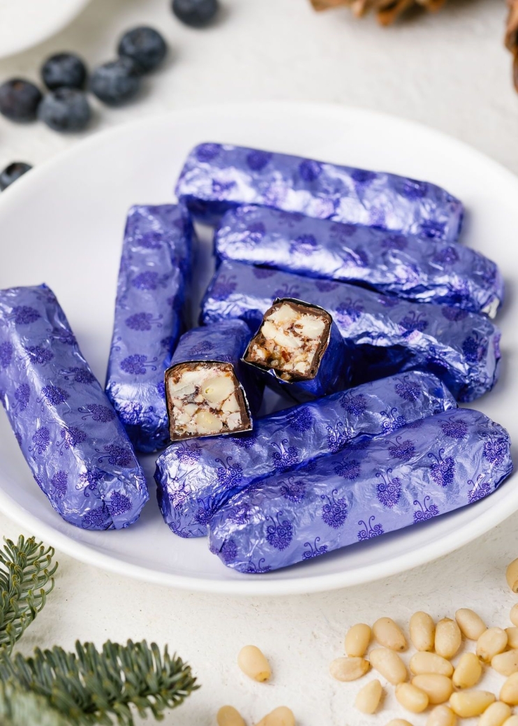 Кедровые палочки с чёрной смородиной, 1 кг