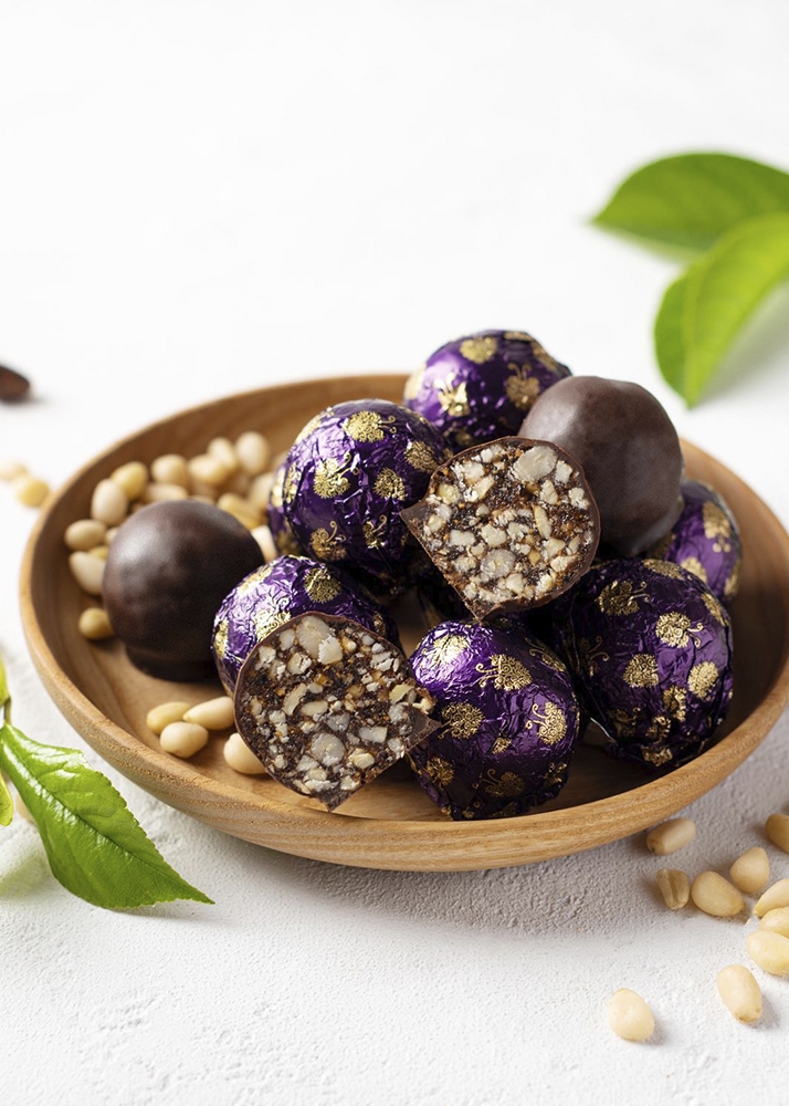 Кедровый грильяж с черёмухой, 1 кг