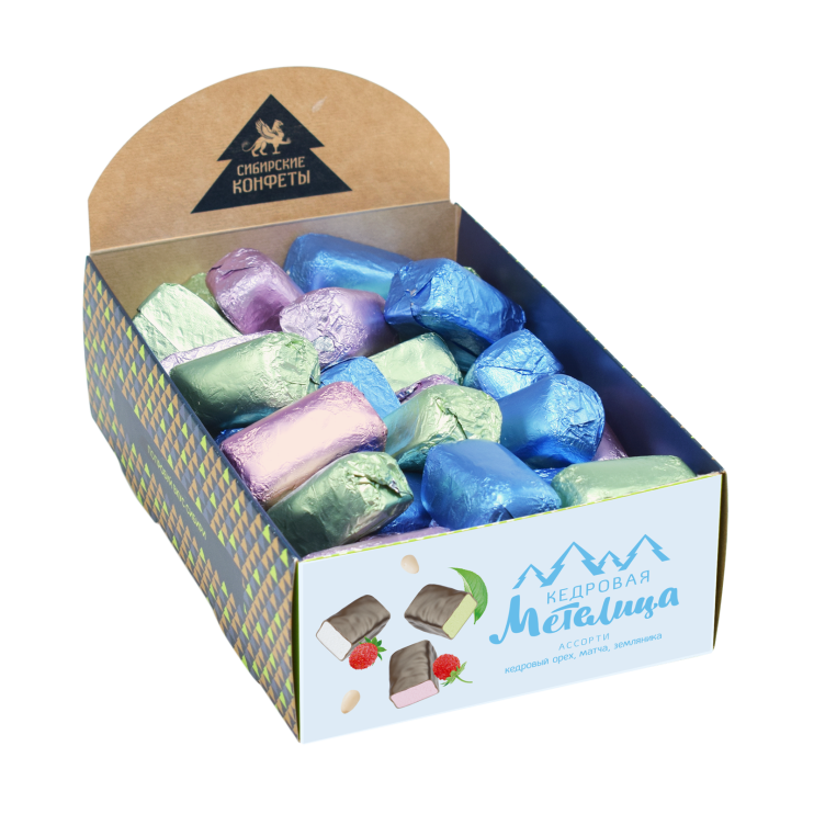 Кедровая метелица ассорти, 540 г | шоу-бокс