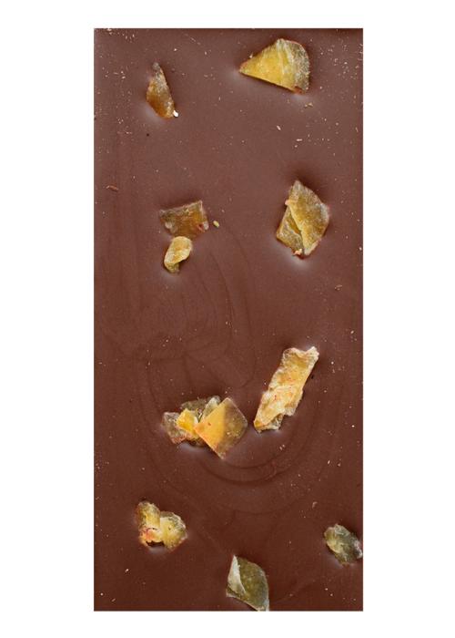 Молочный шоколад с манго и кедровым орехом, 100 г