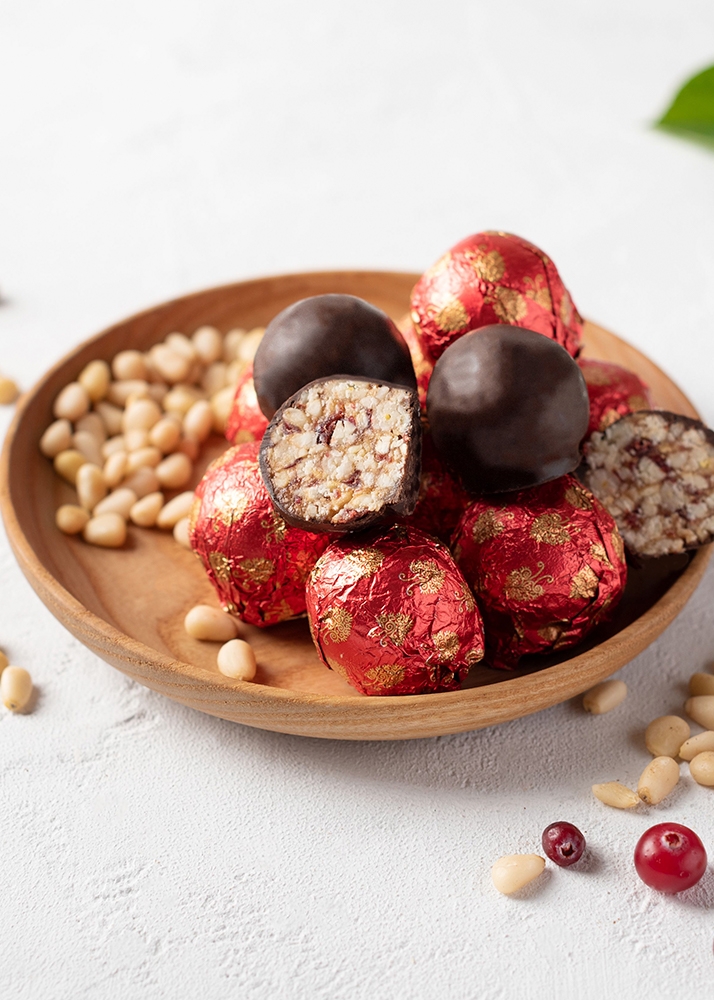 Кедровый грильяж с клюквой, 1 кг