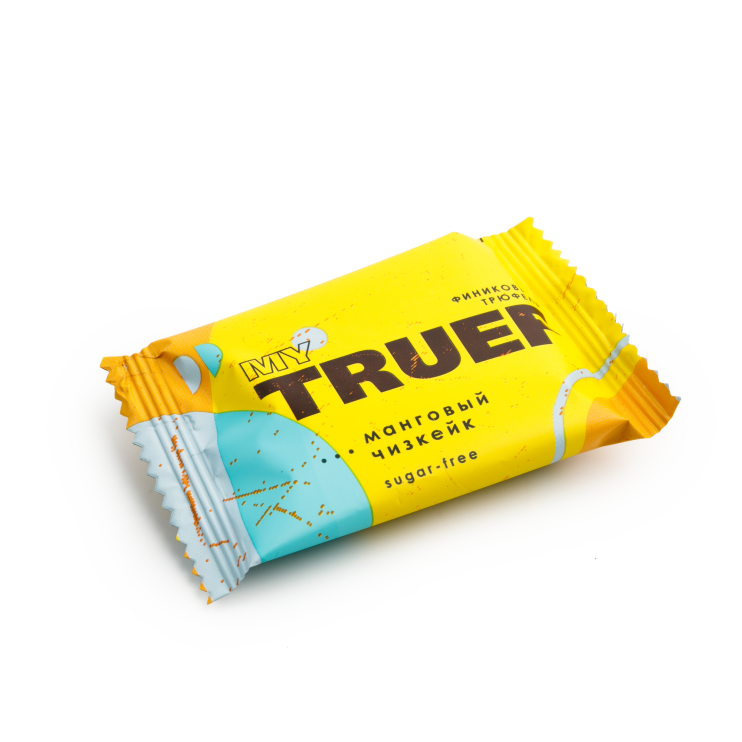 Трюфель финиковый Мy Truef манговый чизкейк, 360 г | шоу-бокс — 24 конфеты