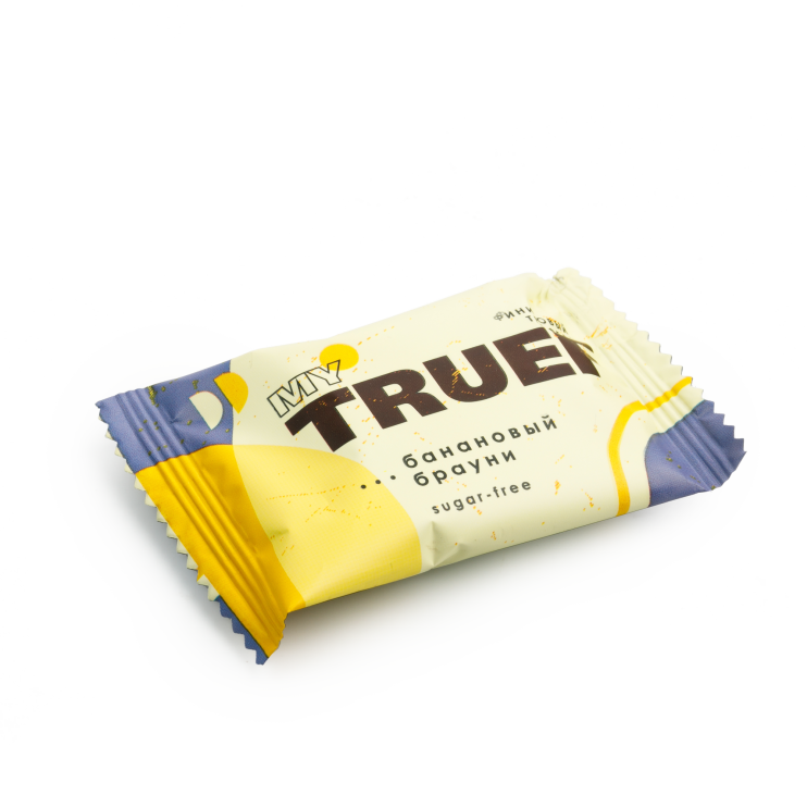 Трюфель финиковый Мy Truef банановый брауни, 360 г | шоу-бокс — 24 конфеты
