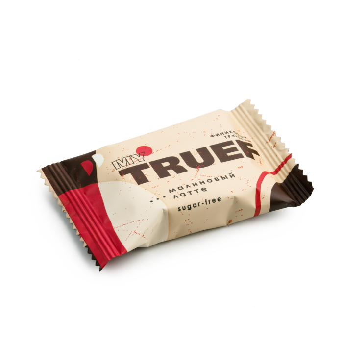 Трюфель финиковый Мy Truef малиновый латте, 360 г | шоу-бокс — 24 конфеты
