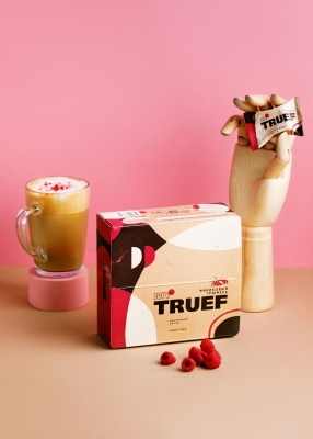 Трюфель финиковый Мy Truef малиновый латте, 360 г | шоу-бокс — 24 конфеты