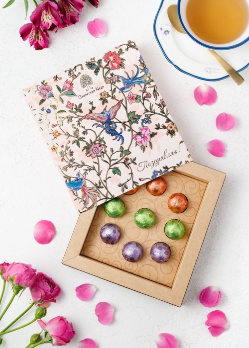 Кедровый грильяж ассорти, 120 г | весенняя обложка