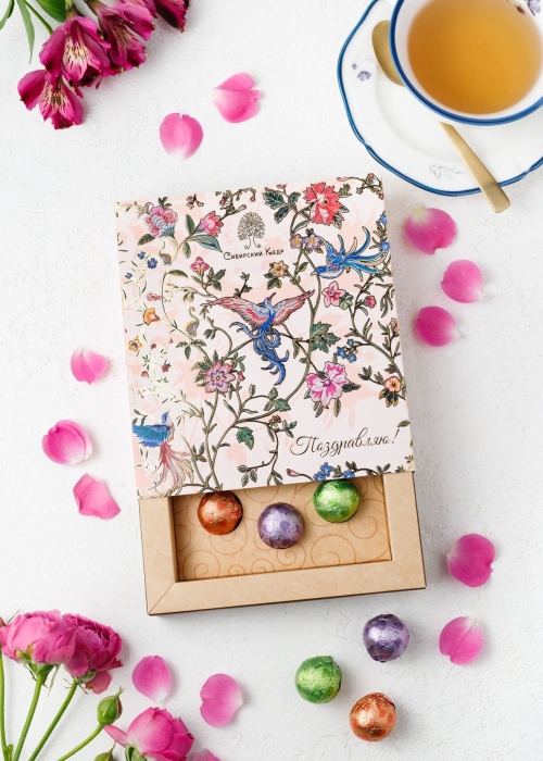 Кедровый грильяж ассорти, 120 г | весенняя обложка