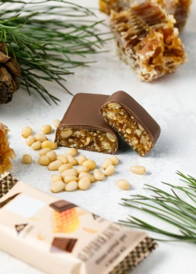 Батончик «Кедровая комета», 720 г | шоу-бокс — 18 батончиков