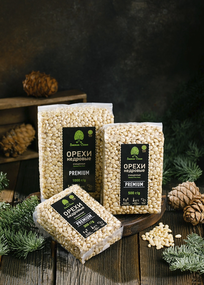 Ядро кедрового ореха Premium в брикете, 300 г